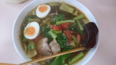 「ブノンベンラーメン（７５０円）」@中華さとの写真