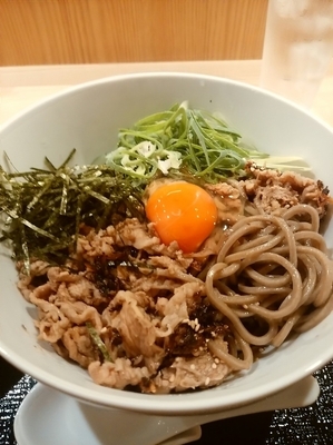 「肉そば(大盛同料金)+肉まし(一周年記念)1,004円」@肉そば ごんの写真