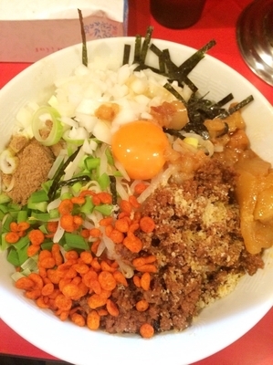 「台湾風まぜそば」@ひたちなか大盛軒の写真