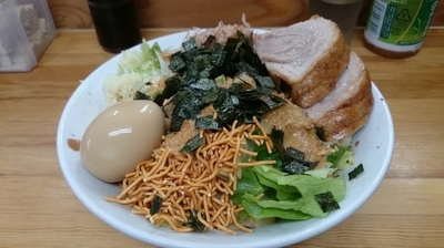 「夏季平日限定サマまぜ並(ニンニク、ベビースター、えびマヨ)」@ハイマウントの写真