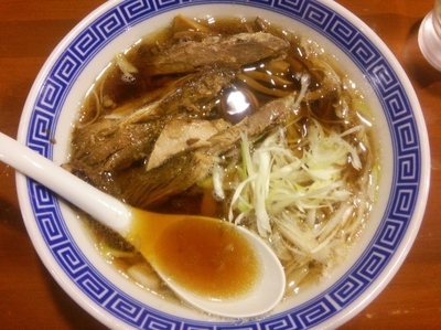 「にぼ中華（ニンニクなし）＋替玉（硬め）」@にぼ神 角ふじの写真