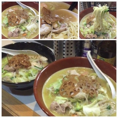 「【きまぐれ限定】しょっつる海鮮チャンポン830円＋いろいろ」@麺屋 扇 SENの写真