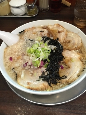 「チャーシュー麺➕麺固め➕大油」@らーめん潤 亀戸店の写真