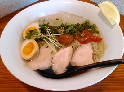 「夏季限定 冷やしラーメン」@らーめん いしぐふー 城間店の写真