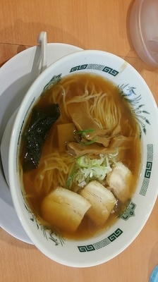 「中華そば 390円 大盛分サービス券で無料」@日高屋 エルミ鴻巣店の写真