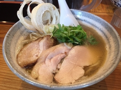 「塩　煮干オイルプラス」@らーめん専門 和海の写真