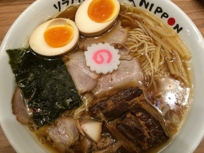 「特製江戸式中華そば 1100円」@ソラノイロ NIPPONの写真