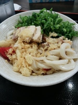 「〖7月限定〗冷やし胡麻ダレうどん（並）500円」@おにやんま 新橋店の写真