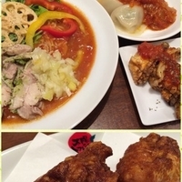 塩レモン&カマンベール仕立てのバジチキトマト冷麺