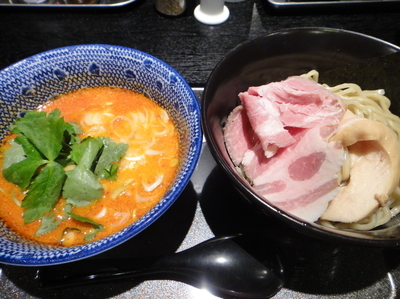 「【季節限定】冷やし坦々つけ麺・小盛」@麺処 みどりの写真