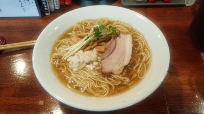 「はまぐりx煮干し中華そば(醤油)大盛」@麺酒処 ふくろうの写真