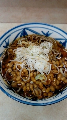 「納豆そば」@立喰 はせ川の写真