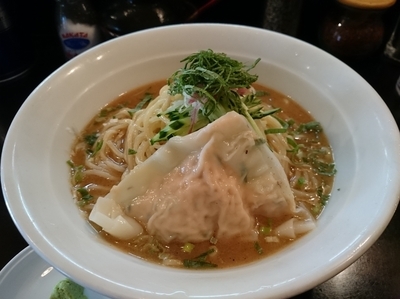 「【限定】冷し鯛骨らーめん(ミニ鯛茶漬付)980円」@麺家 うえだの写真