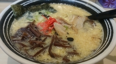 「玉子とじラーメン」@とんこつラーメン 一番星 名駅店の写真