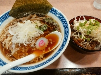 「【煮干し中華そば(並盛・120g・生姜)750円】→600円」@特級豚骨 中華そば湊生の写真