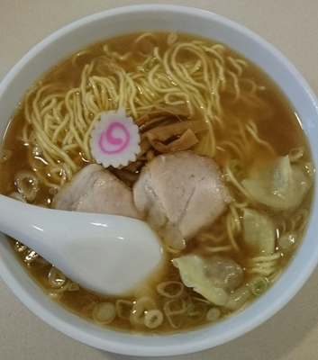 「中華そば・ワンタン」@赤坂味一 亀戸店の写真