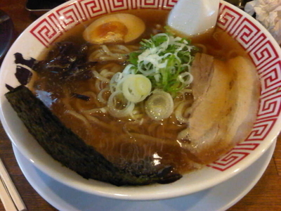 「バリだし醤油らーめん(650円)」@らーめん じゃげな 大井町店の写真