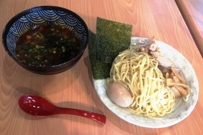 「デラックスつけそば1100円」@佐藤製麺所の写真