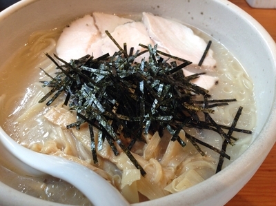「「限定」冷やし軍鶏白湯」@麺屋 臥龍の写真