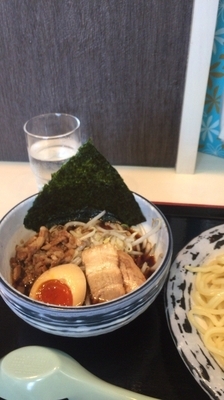 「つけ麺全部のせ」@代々の写真