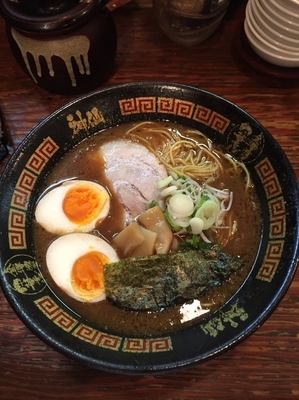 「味玉中華そば」@金澤濃厚中華そば 神仙の写真