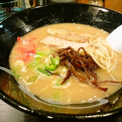 「長浜ラーメン」@らーめん とん駒の写真