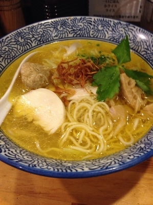 「比内地鶏の白湯そば 750円」@濃厚鶏そば 麺屋武一 新橋本店の写真