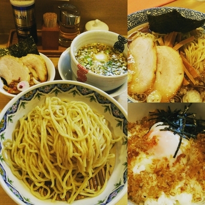 「豚鴨のつけそば 750円　とろり温泉玉子100円」@中華そば 多賀野の写真