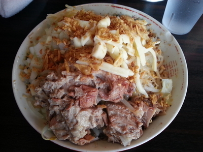 「汁なしまぜそば780円」@大盛軒の写真