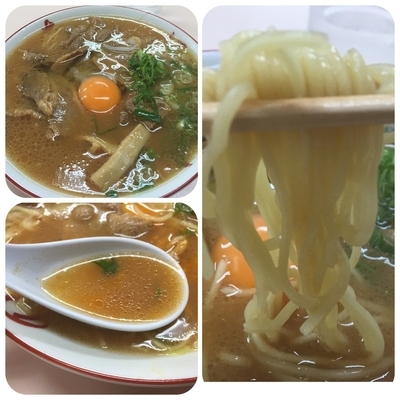 「中華そば(肉入・大盛)¥700+生玉子¥50」@中華そば いのたに 本店の写真