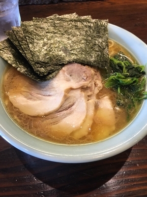 「チャーシュー麵中盛、硬め濃いめ 950円」@一乃利の写真