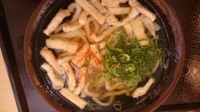 「きざみうどん(260円)」@つるまる 長堀店の写真