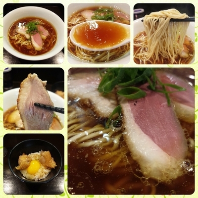 「【コラボ限定】日本三大地鶏醤油らぁ麺＋川俣軍鶏の親子TKG」@らぁ麺 すぎ本の写真