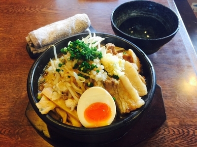 「豚煮込み汁あり並盛 880円」@つけめん まぜそば 麺喰の写真