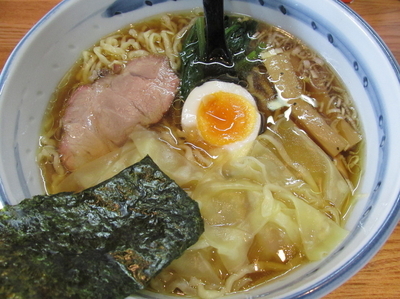 「ワンタン麺　「750円」」@奥州白河ラーメン ○政の写真