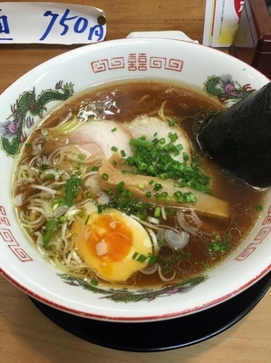 「ラーメン（６５０円）」@らーめん光華の写真