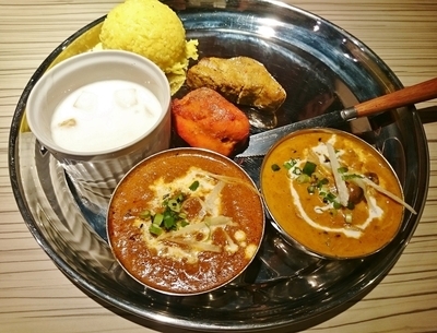 「Bセット（日替わり＆キーマカレー） \1200」@シバーサクティの写真