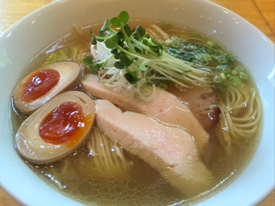 「味玉塩らぁめん（大盛り）」@麺処 いち林の写真