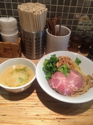 「鶏つけそば 800円」@NOODLE STOCK 鶴おかの写真