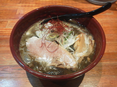 「黒味噌ラーメン」@黒味噌らーめん 初代けいすけ 品川店の写真