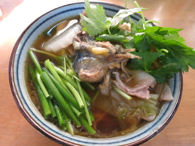 「活 国産鼈 甲純拉麺 （ガメラ：手か足1本入）　2500円」@MENYA 食い味の道有楽の写真