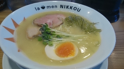 「鶏白湯塩750円」@ラーメン にっこうの写真