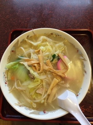 「タンメン」@そば処 阿原本店の写真