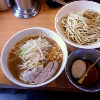 「シークヮーサーつけ麺（880円）」@ラーメン二郎 八王子野猿街道店2の写真