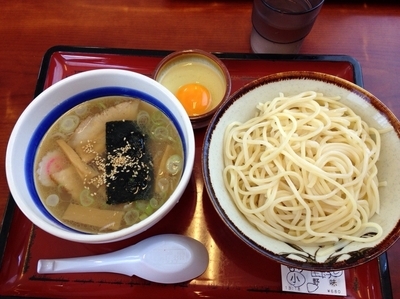 「塩つけそば 小 ¥680 + 生卵¥50」@武蔵村山大勝軒の写真