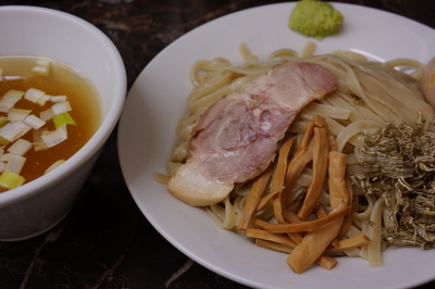 「塩つけめん +Ｂ玉」@らーめん えんやの写真