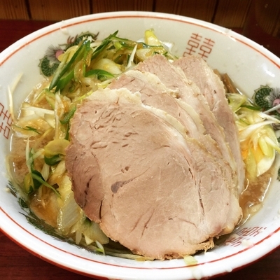「ラーメン チャーシュー増し ネギネギ」@関越ラーメン 仙龍の写真