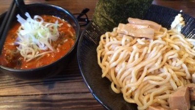 「辛味つけそば 大盛り サービス 生姜 サービス ¥800」@麺処くるりの写真