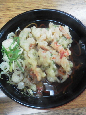 「天ぷらそば300」@尾久そばの写真