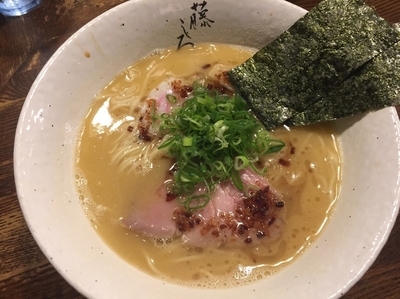 「濃厚鶏白湯 ラーメン」@麺屋 藤しろ 目黒店の写真